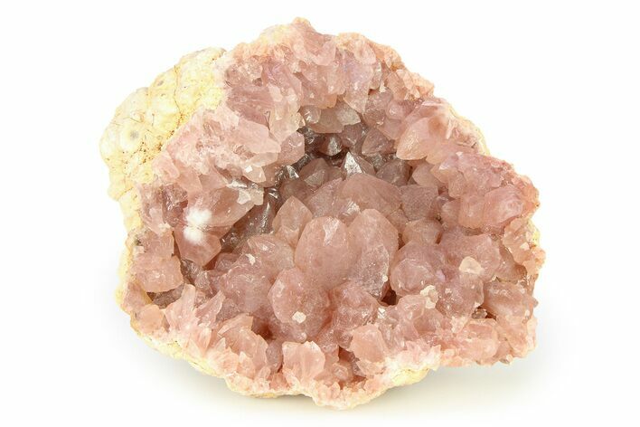 Rose Pink Amethyst Geode Half - Argentina #296823